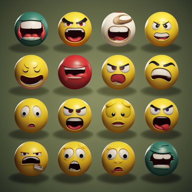 conjunto de emoji