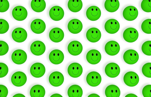 Conjunto de emoticons emoji com humor feliz avaliação de atendimento ao cliente pesquisa de satisfação experiência do cliente excelente conceito de classificação de serviços renderização em 3D