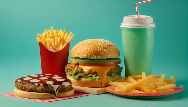 Famosa rede de fast food vai distribuir hambúrgeres e refrigerante