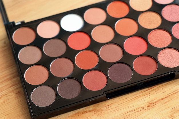 Conjunto de paleta de sombras