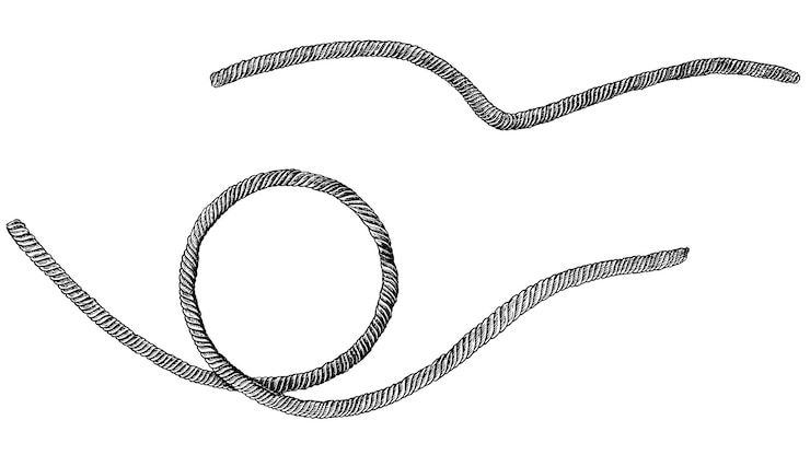 Foto conjunto de png de corda preta e branca