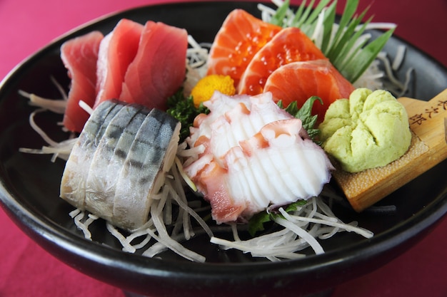 Conjunto de sashimi