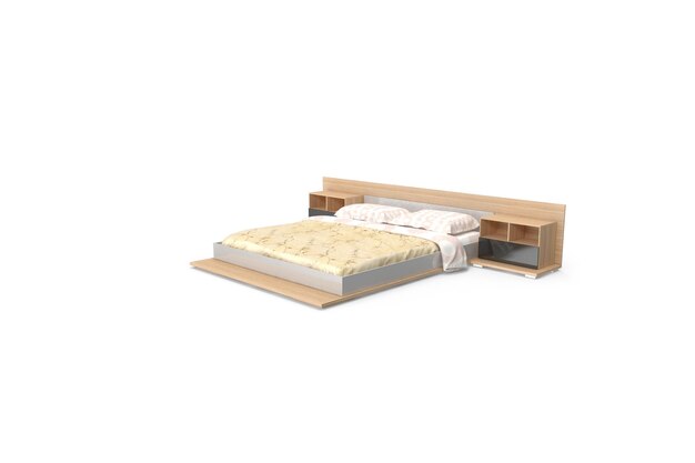 conjunto de dormitorio de diseño moderno blanco