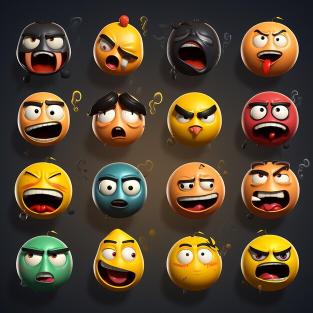 conjunto de emoji
