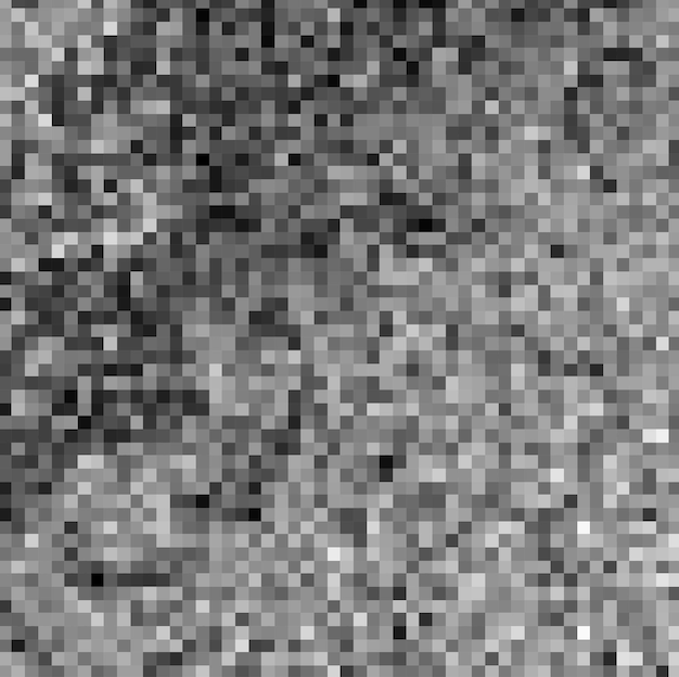 Conjunto de fondo de mosaico de píxeles cuadrados grises abstractos