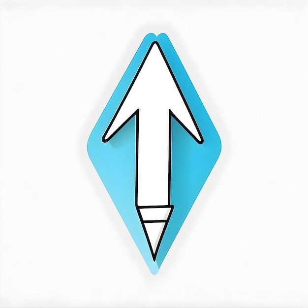 Conjunto de íconos de flecha Flechas direccionales Símbolo de flecha Ícono de navegación Signo de flecha Diseño de punta de flecha hacia arriba