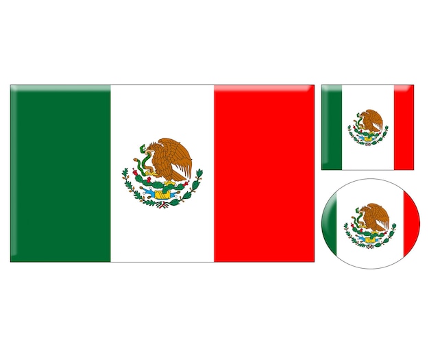 conjunto de iconos de méxico
