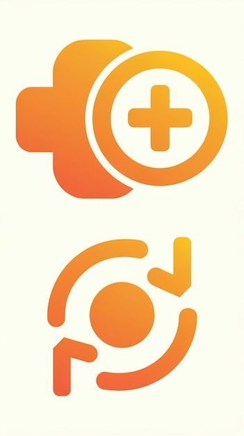 Conjunto de iconos vectoriales de repost Compartir el signo Símbolo de actualización