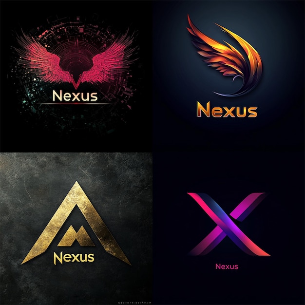 un conjunto de logotipos para el x x
