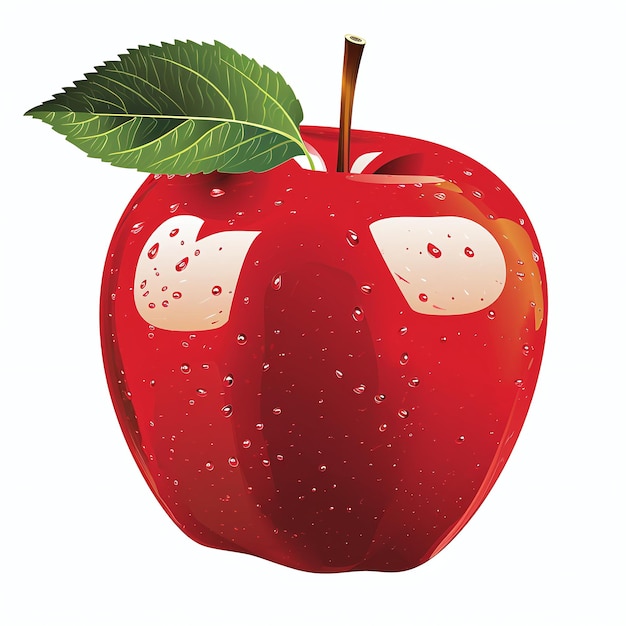 conjunto de manzanas rojas y verdes en fondo transparente archivo png