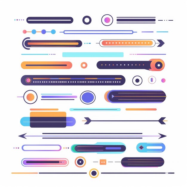 Foto un conjunto moderno aislado de títulos de llamadas un cuadro de texto con tres líneas y flechas en la parte inferior infografías de información formas de cuadernos de texto