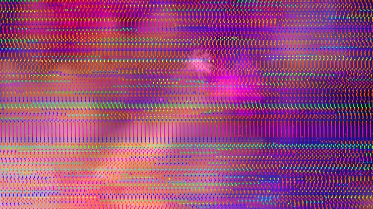 Foto un conjunto de rayos de luz de colores arco iris en un fondo transparente