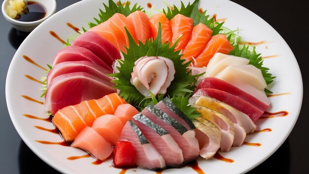 Conjunto de sashimi mezclado