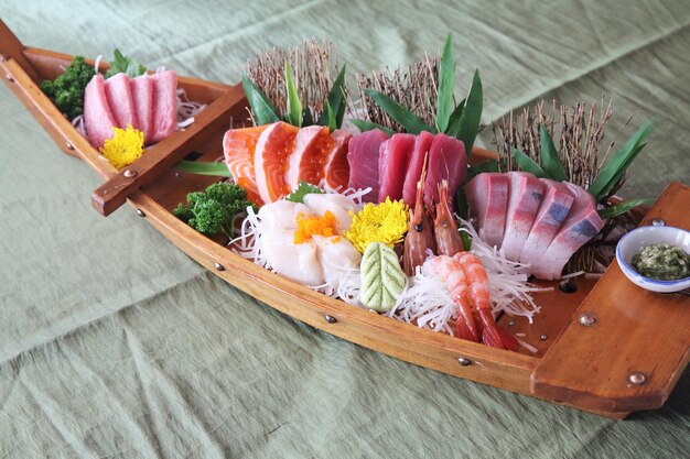 Conjunto de sashimi