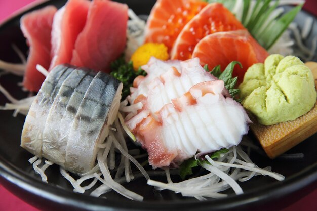 Conjunto de sashimi