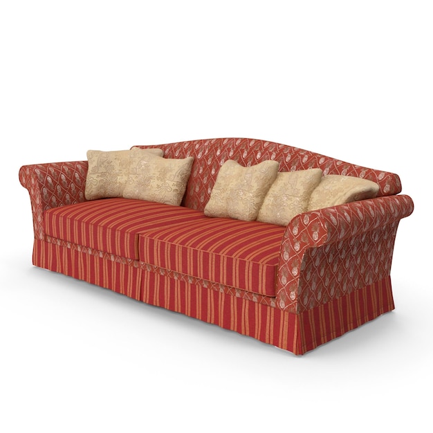 Conjunto de sofá Modelo 3D Archivo JPEG Conjunto realista de sofá