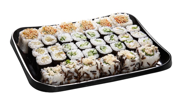 Conjunto de sushi japonés