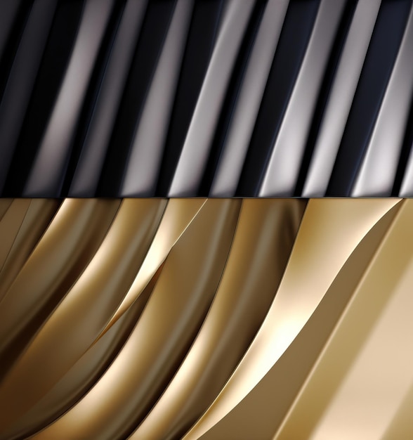Conjunto de textura de grupo de metal corrugado de acero viejo fondo brillante plata color oro bandera de encabezado
