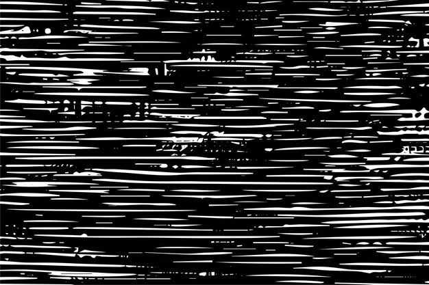 Conjunto de texturas grunge en blanco y negro con rayas negras sobre un fondo blanco