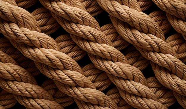 conjunto de texturas de nudos de cuerda