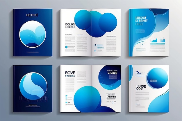 Conjunto vectorial de diseño geométrico de cartera