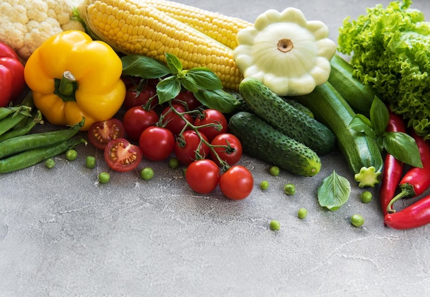 Conjunto de verduras