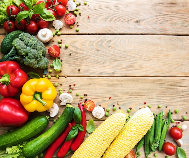 Conjunto de verduras