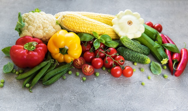 Conjunto de verduras