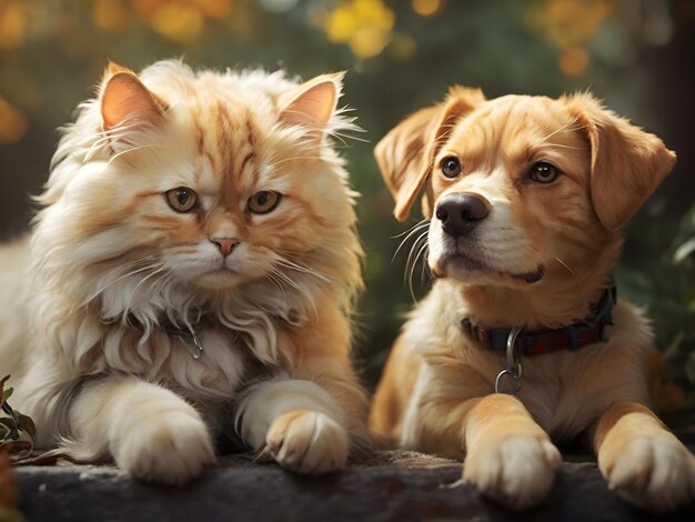 Una conmovedora amistad entre perros y gatos