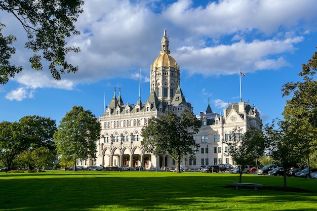 Connecticut State Capitol in der Innenstadt von Hartford Connecticut USA
