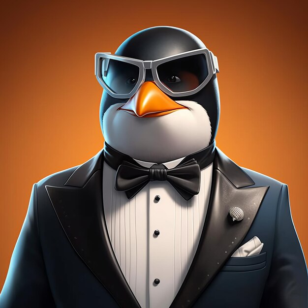 Conoce a Tux, el súper espía masculino con pajarita deshecha