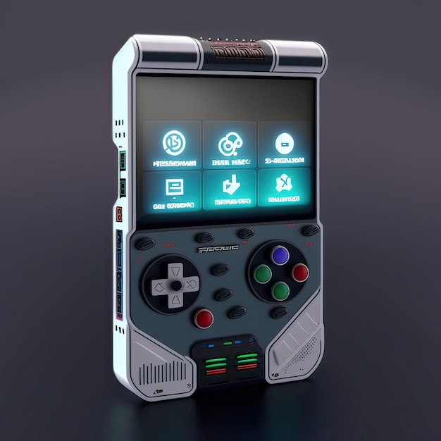 consola de juegos de arcade conceptual