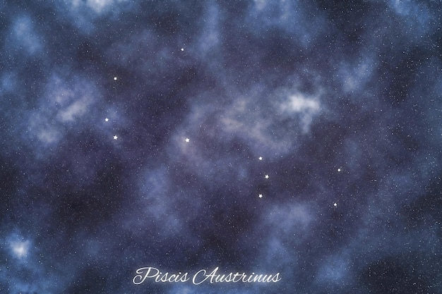 Constelação de Piscis Austrinus Estrelas Mais Brilhantes Constelação de Peixes do Sul