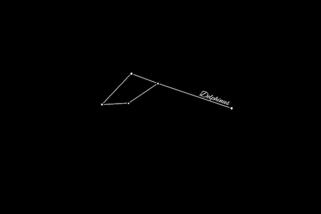 Constelación de Delphinus, Cúmulo de estrellas, Constelación de delfines