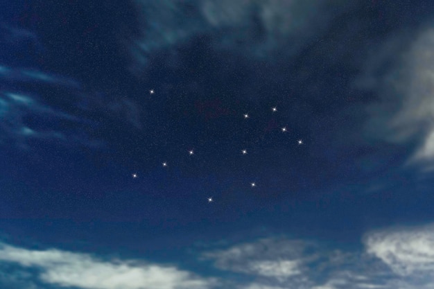 Constelación de Pavo Racimo de estrellas Constelación de pavo real