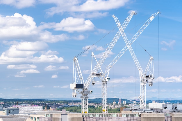 Construção de canteiro de obras