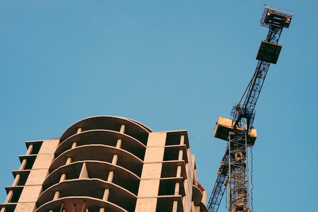 Foto construção do edifício