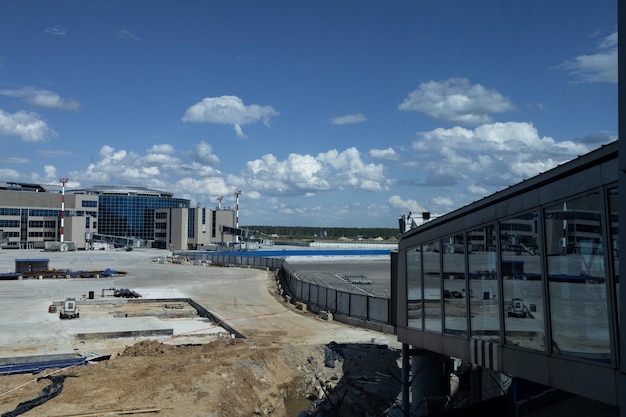 Construção e reconstrução de um aeroporto moderno