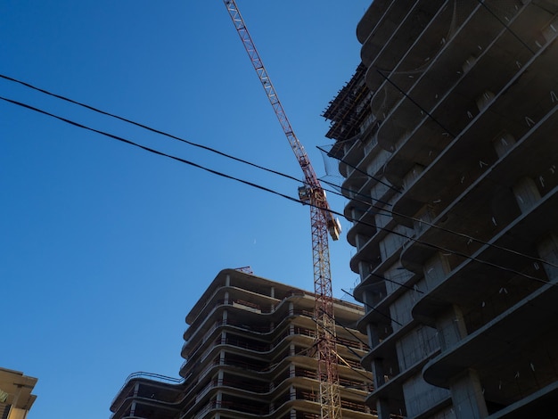 Construcción de un edificio alto Estructura del edificio Construcción de un hotel en el sur