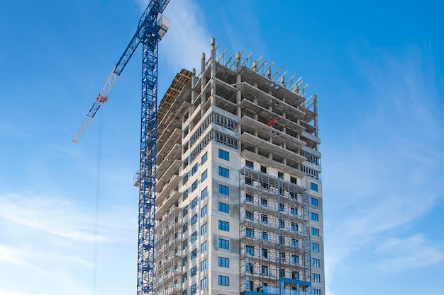 Construcción de edificio residencial de gran altura