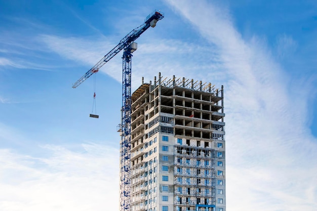 Construcción de edificio residencial de gran altura