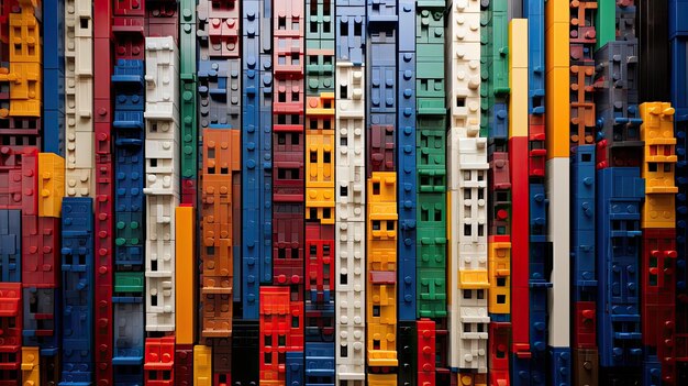 Construcción de edificios con legos