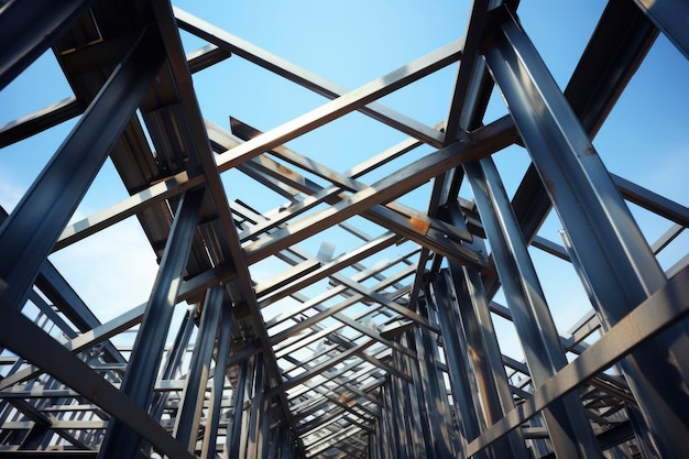 Foto construcción estructural de acero