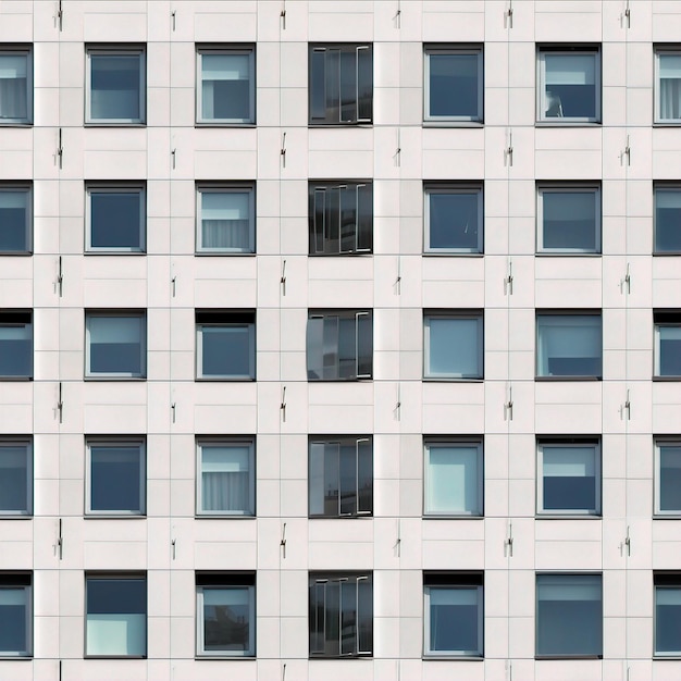 construcción de paredes de textura fotorrealista con ventanas