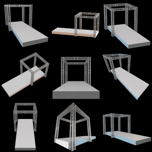 Construcción de techos con vigas de acero