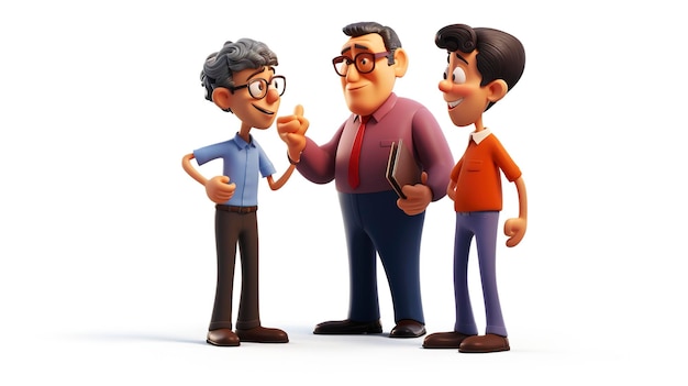 Consulta de personajes 3D con los tomadores de pólizas