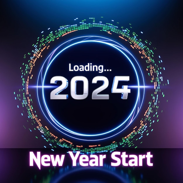 Contagem regressiva para 2025 Ano de carregamento de 2025 a 2025