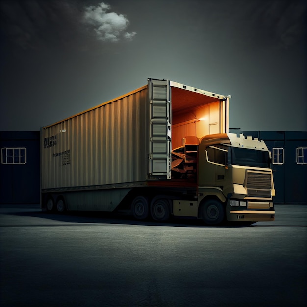 Container de carga para logística