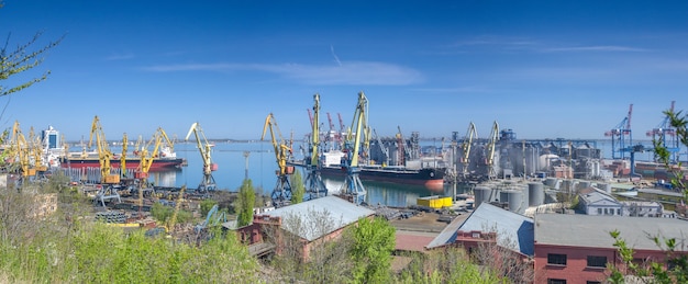 Containerterminal des Frachthafens in Odessa, Ukraine