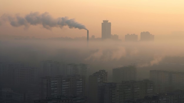 Foto contaminación del aire en las ciudades